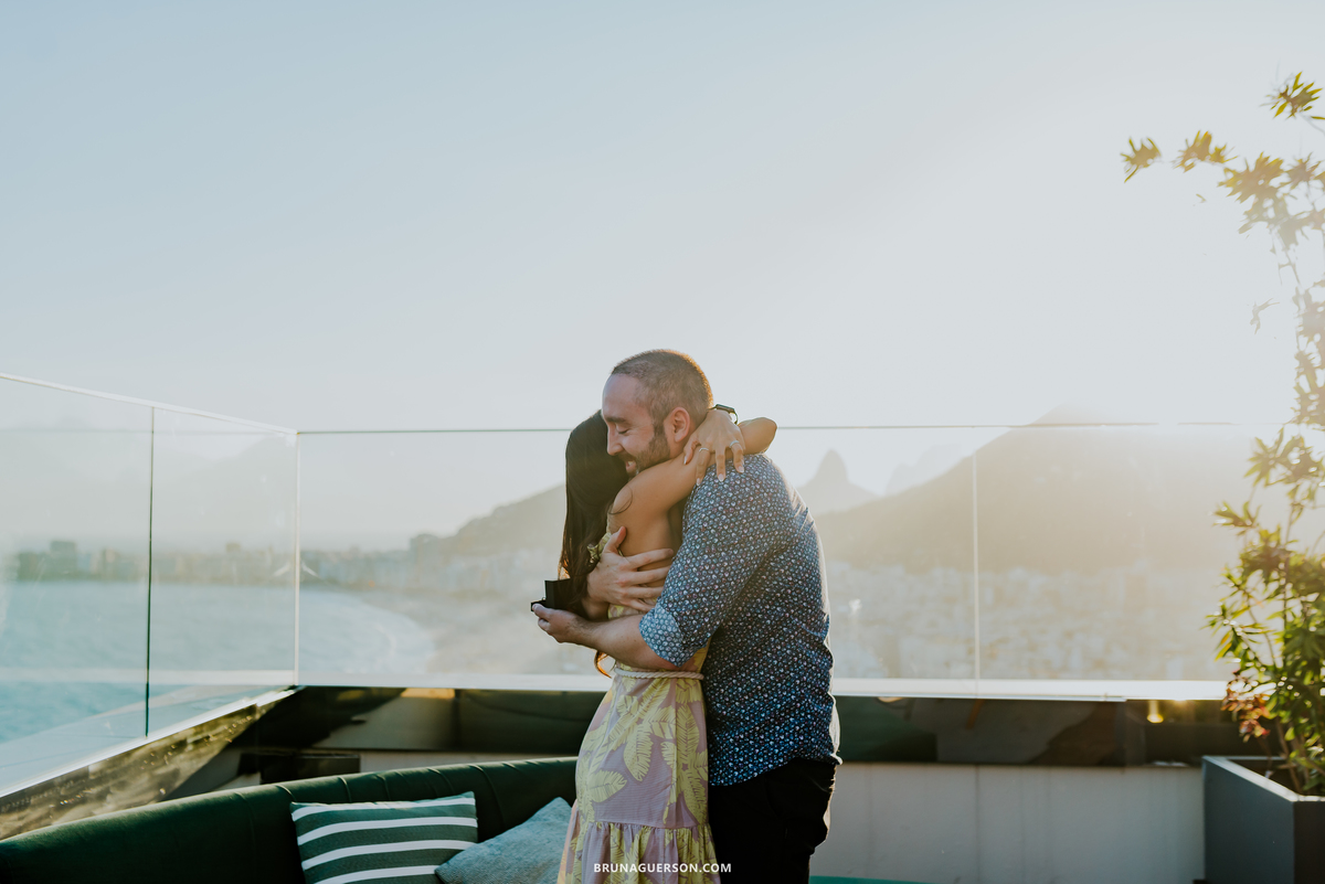 fotografia ensaio casal pedido noivado rj Hilton Copacabana Rio de Janeiro fotografa 