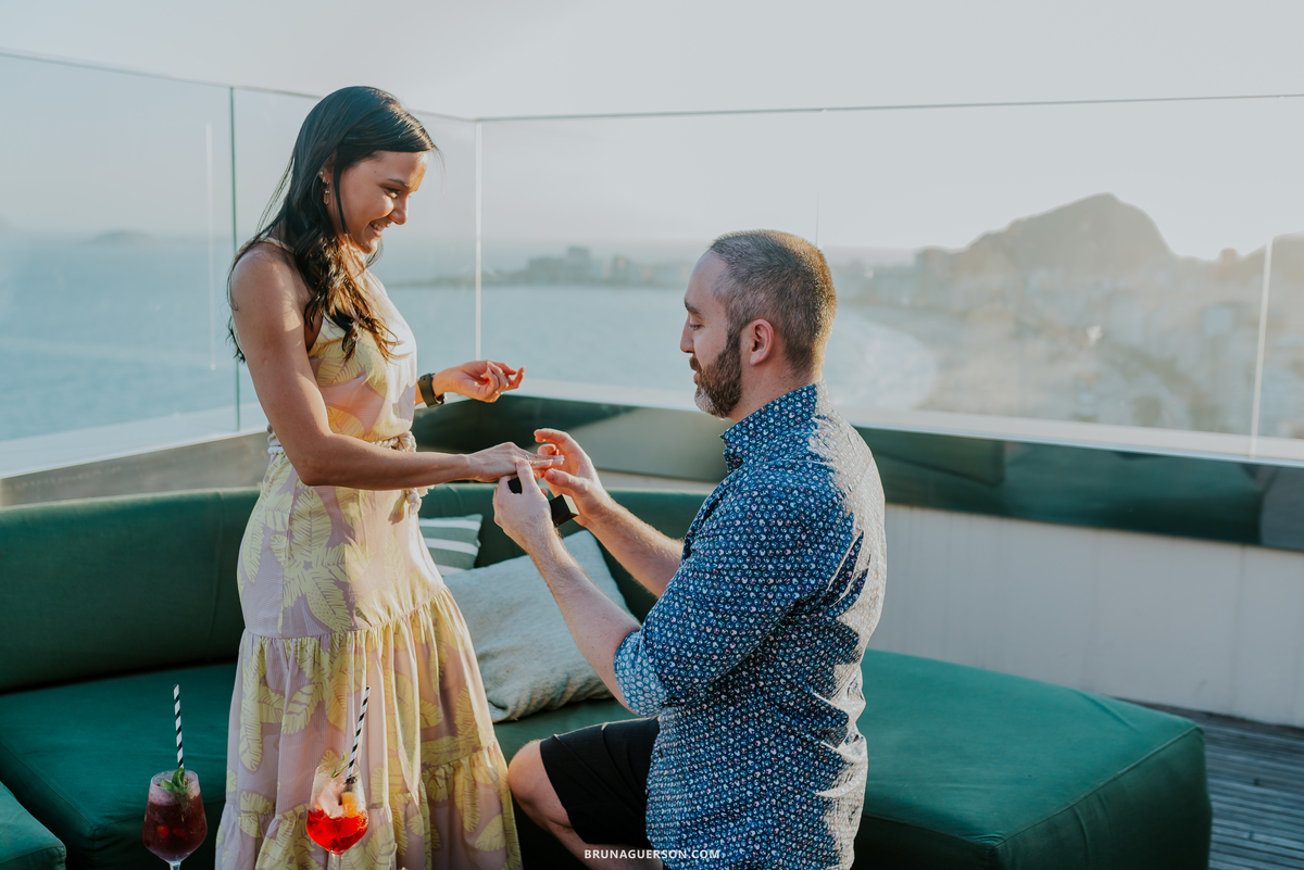 fotografia ensaio casal pedido noivado rj Hilton Copacabana Rio de Janeiro fotografa 