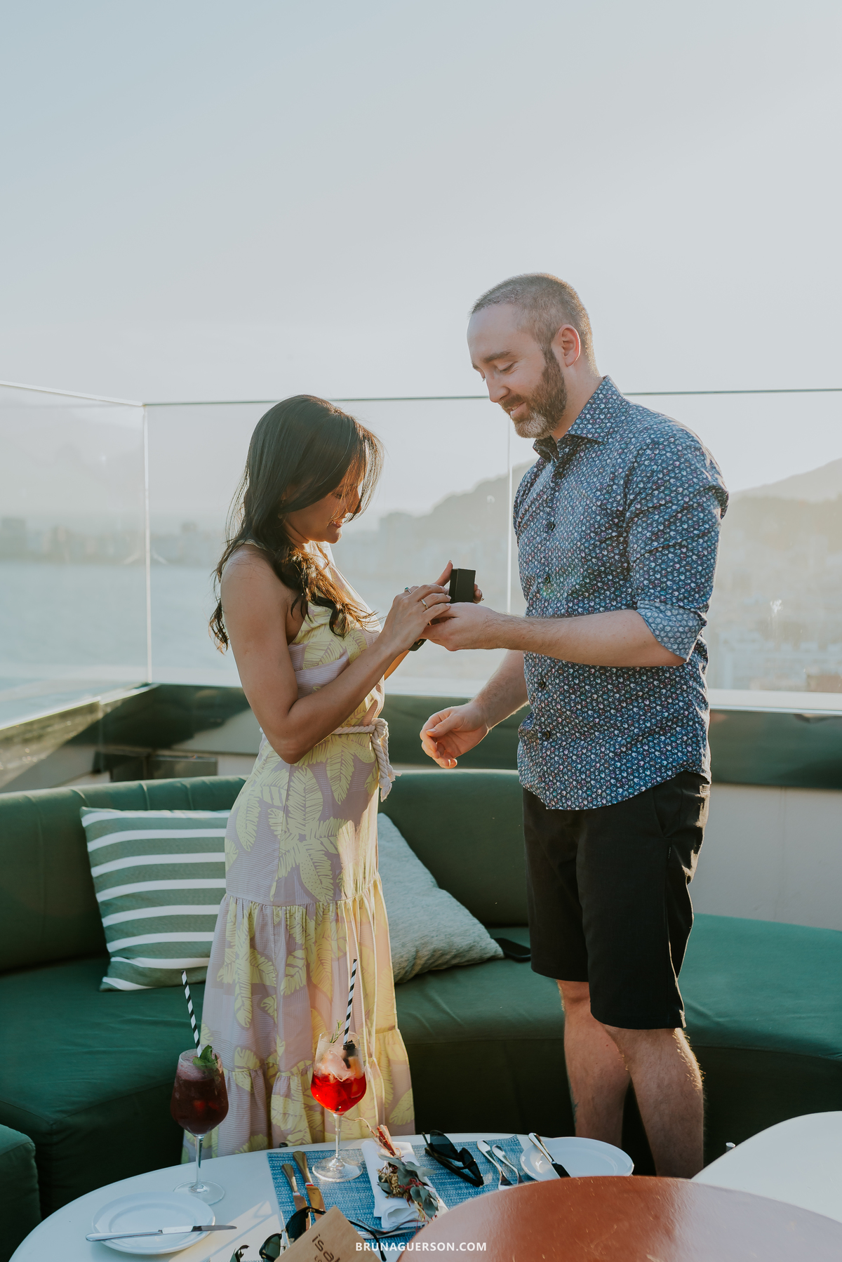 fotografia ensaio casal pedido noivado rj Hilton Copacabana Rio de Janeiro fotografa 