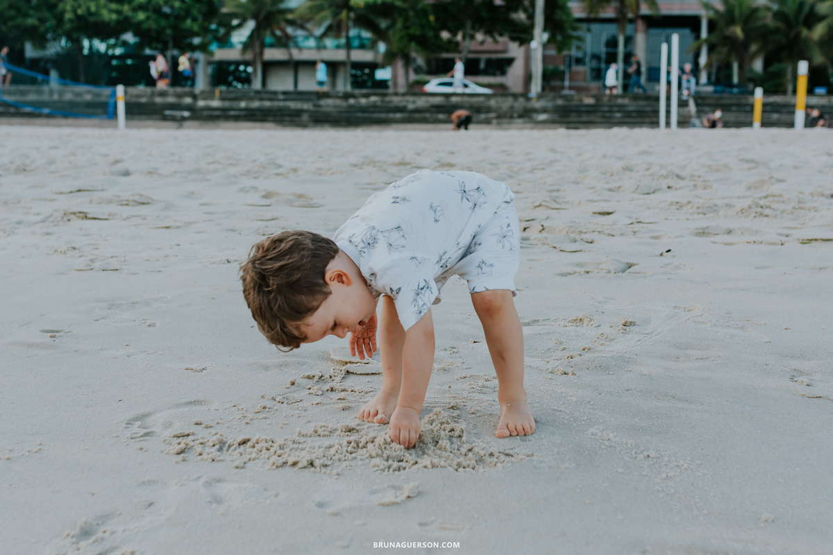 fotografia ensaio familia Leblon praia Rio de Janeiro ao ar livre 
