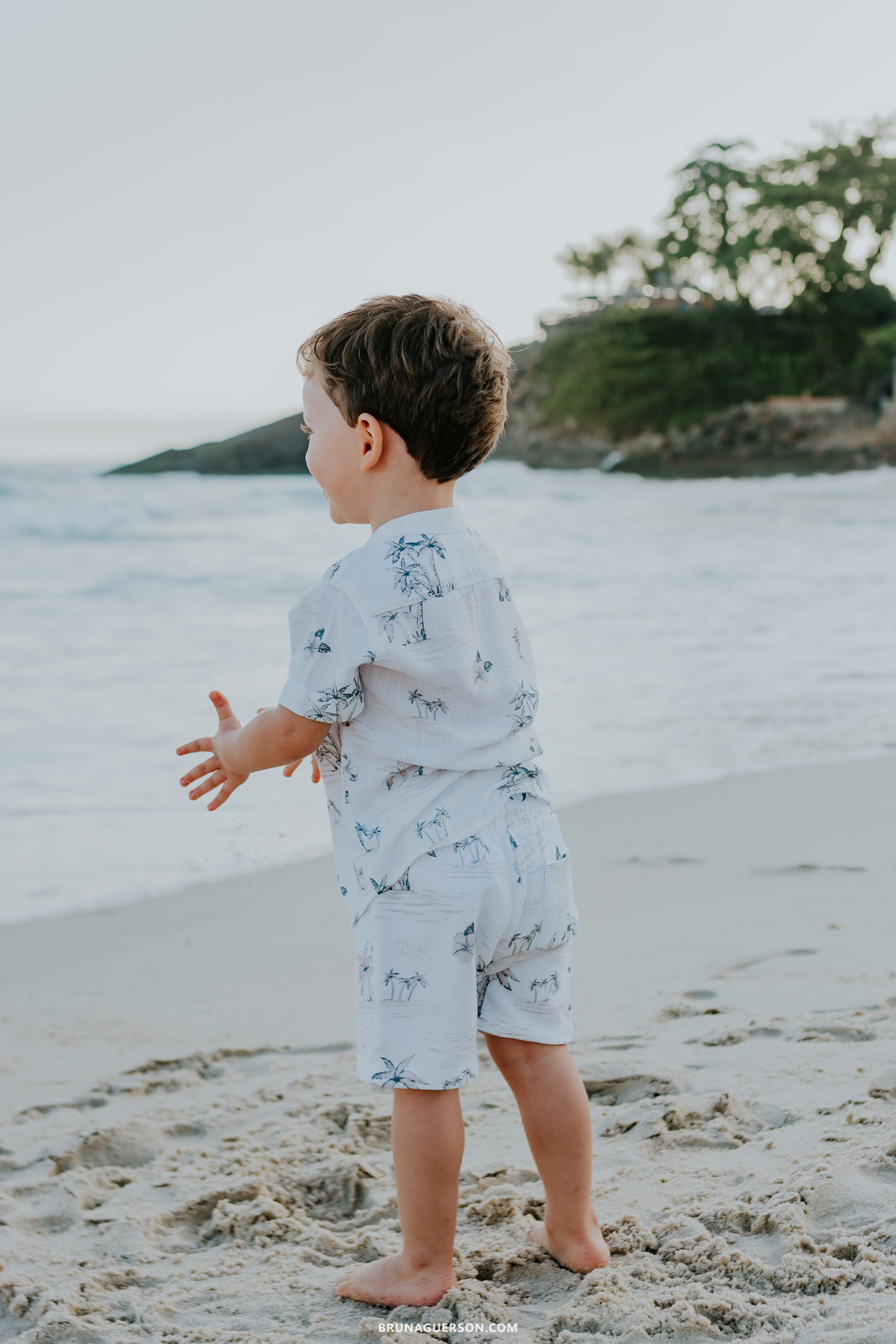 fotografia ensaio familia Leblon praia Rio de Janeiro ao ar livre 