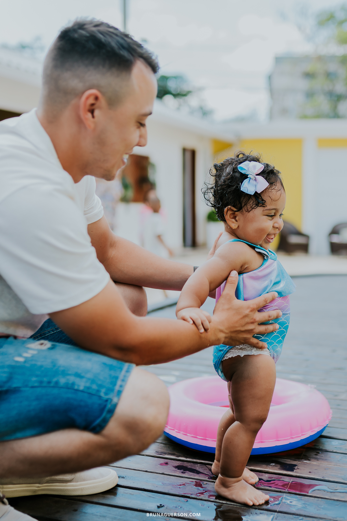 fotografia festa infantil Rio de Janeiro pool party 1 ano 