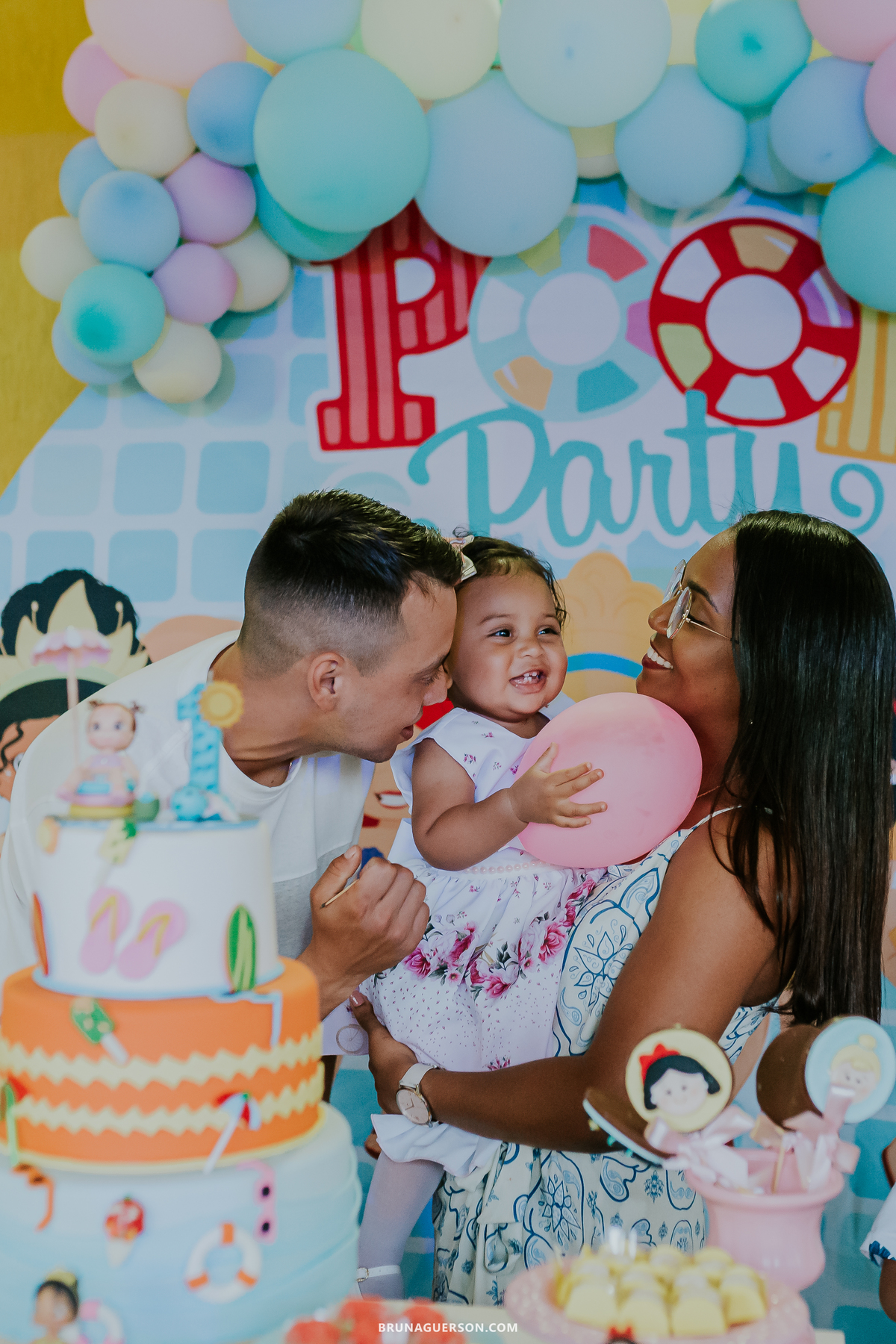 fotografia festa infantil Rio de Janeiro pool party 1 ano 