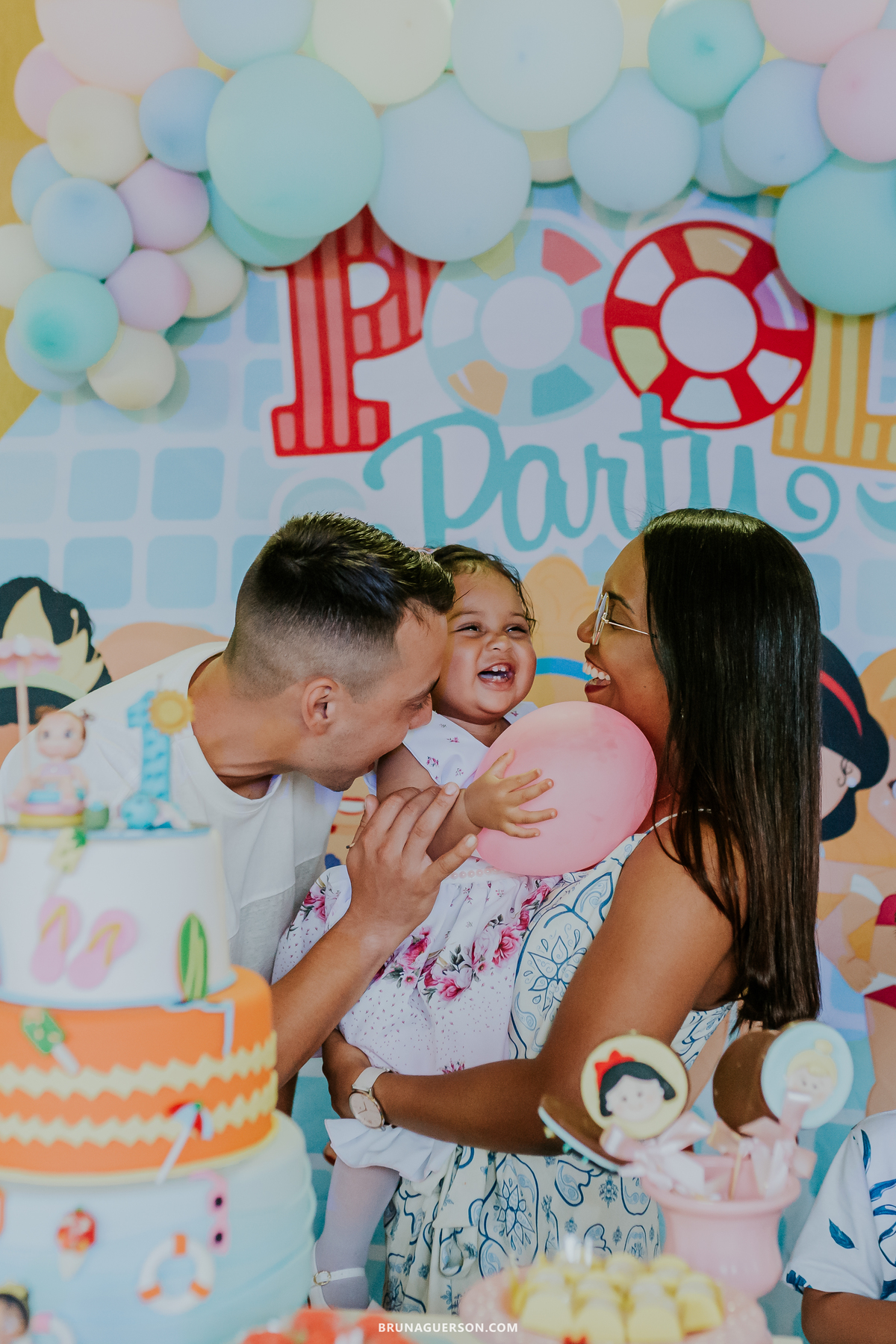 fotografia festa infantil Rio de Janeiro pool party 1 ano 