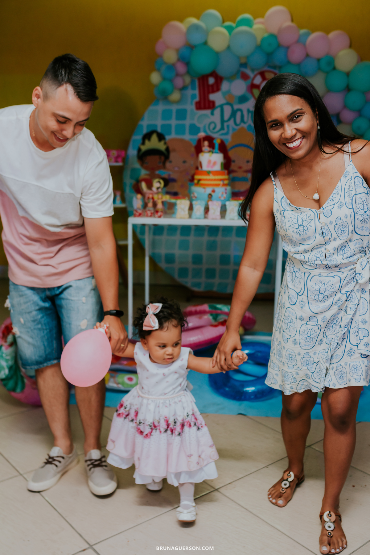 fotografia festa infantil Rio de Janeiro pool party 1 ano 