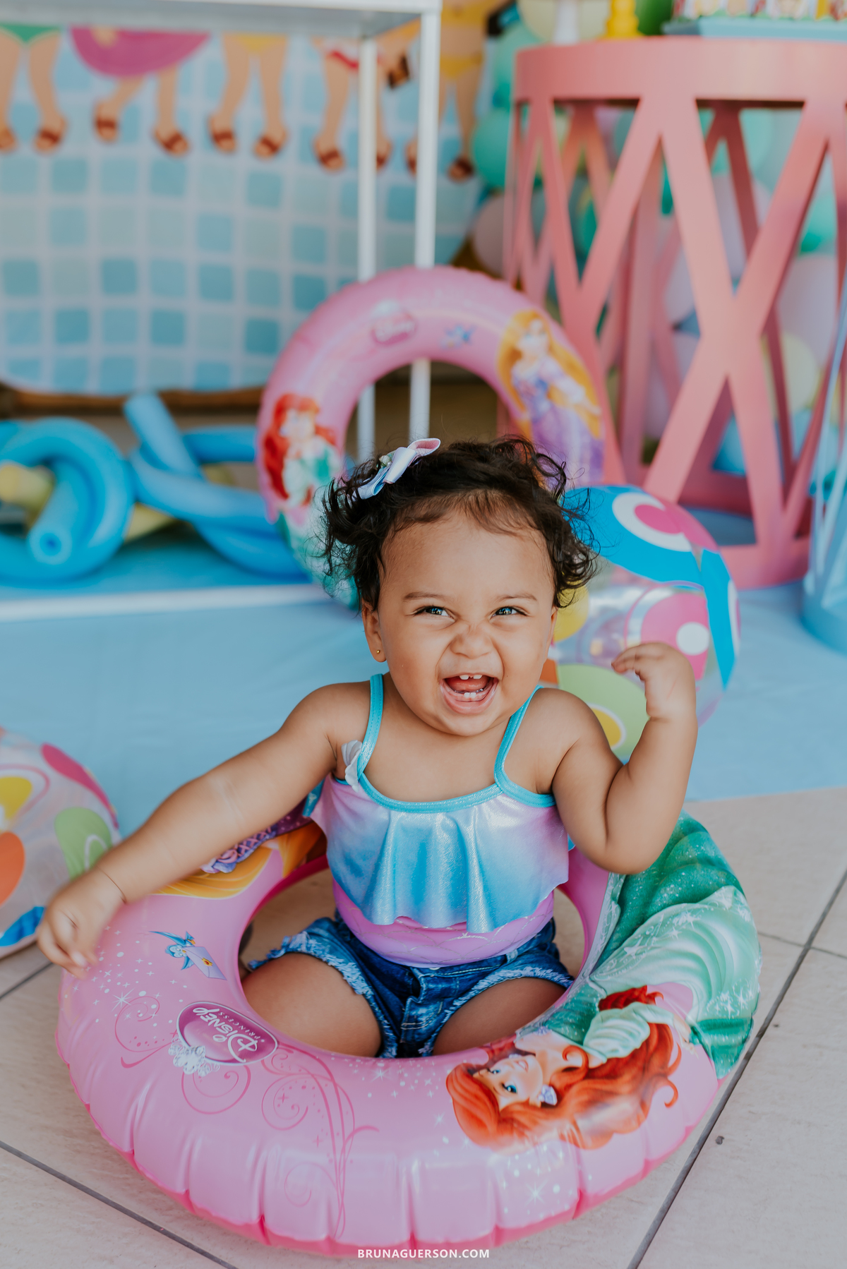 fotografia festa infantil Rio de Janeiro pool party 1 ano 