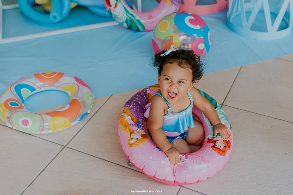 fotografia festa infantil Rio de Janeiro pool party 1 ano 