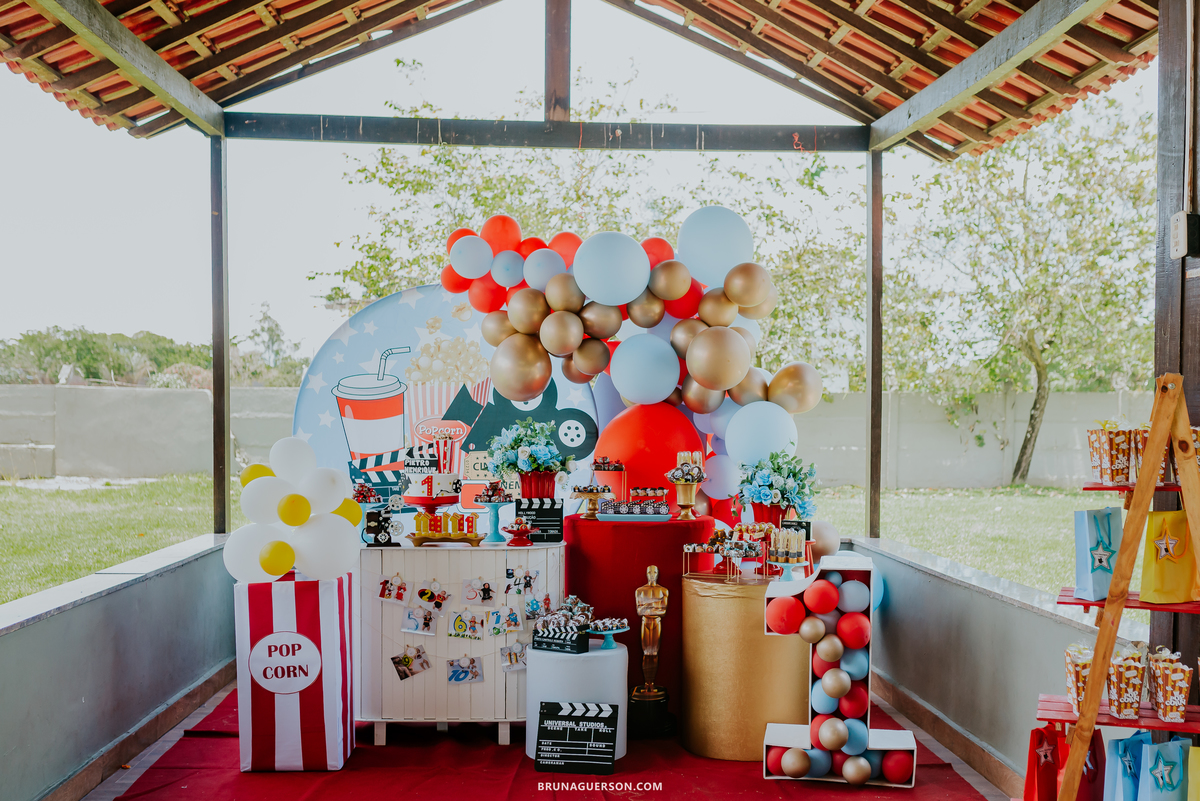 fotografia festa infantil 1 ano rio de janeiro bruna Guerson fotografa tema cinema 
