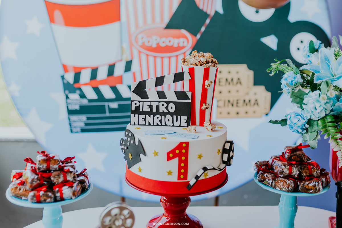 fotografia festa infantil 1 ano rio de janeiro bruna Guerson fotografa tema cinema 