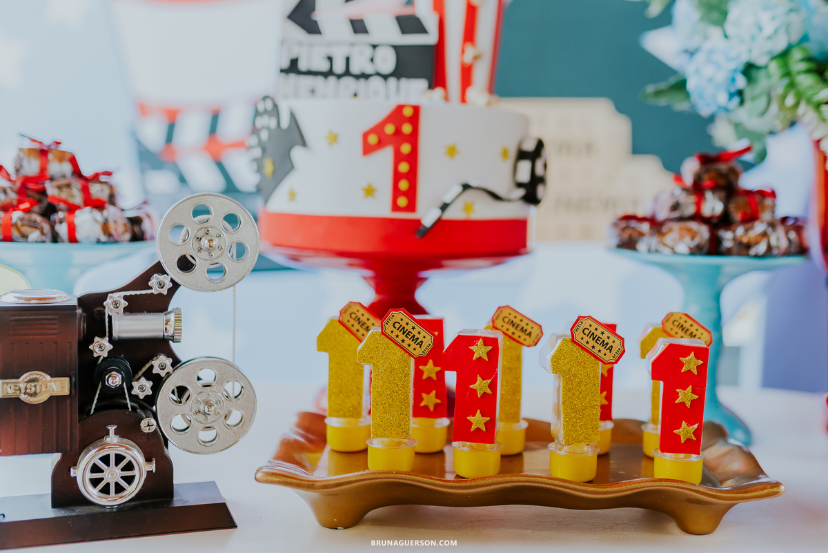 fotografia festa infantil 1 ano rio de janeiro bruna Guerson fotografa tema cinema 