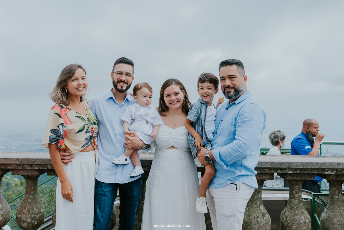 fotografia batizado Cristo Redentor Rio de Janeiro fotografa familia corcovado rj 