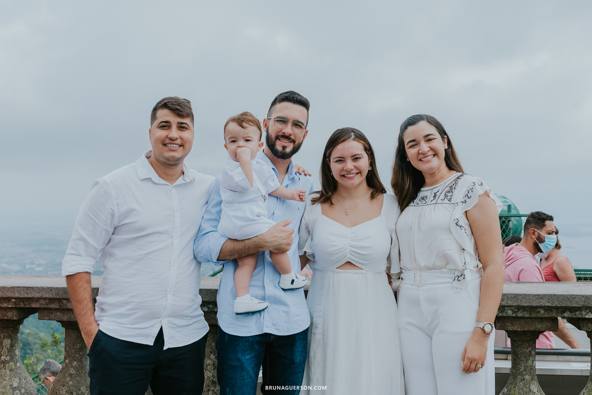 fotografia batizado Cristo Redentor Rio de Janeiro fotografa familia corcovado rj 