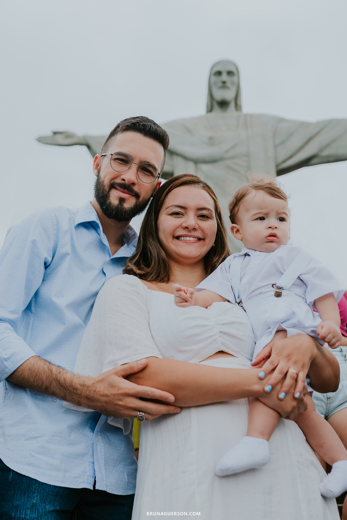 fotografia batizado Cristo Redentor Rio de Janeiro fotografa familia corcovado rj 