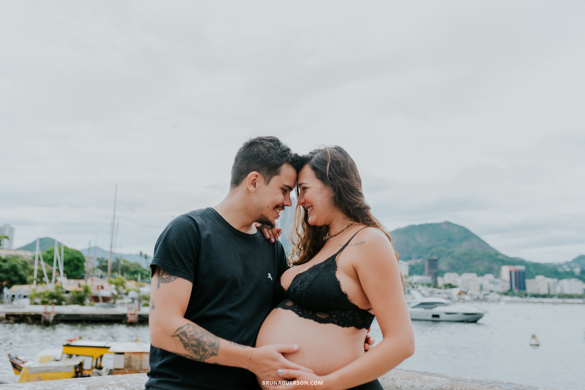 fotografia ensaio gestante externo rio de janeiro urca praia vermelha