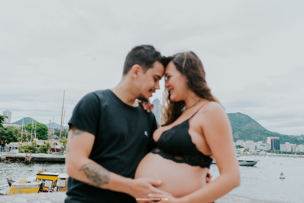 fotografia ensaio gestante externo rio de janeiro urca praia vermelha