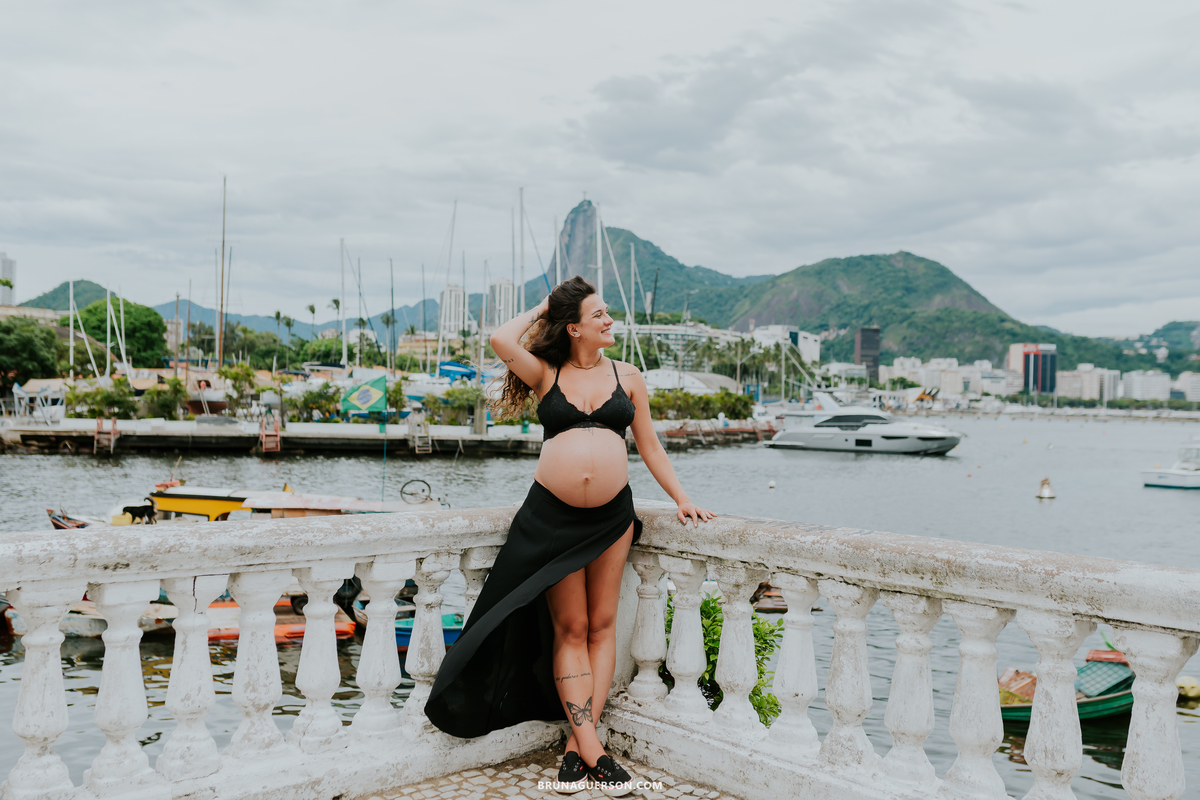 fotografia ensaio gestante externo rio de janeiro urca praia vermelha