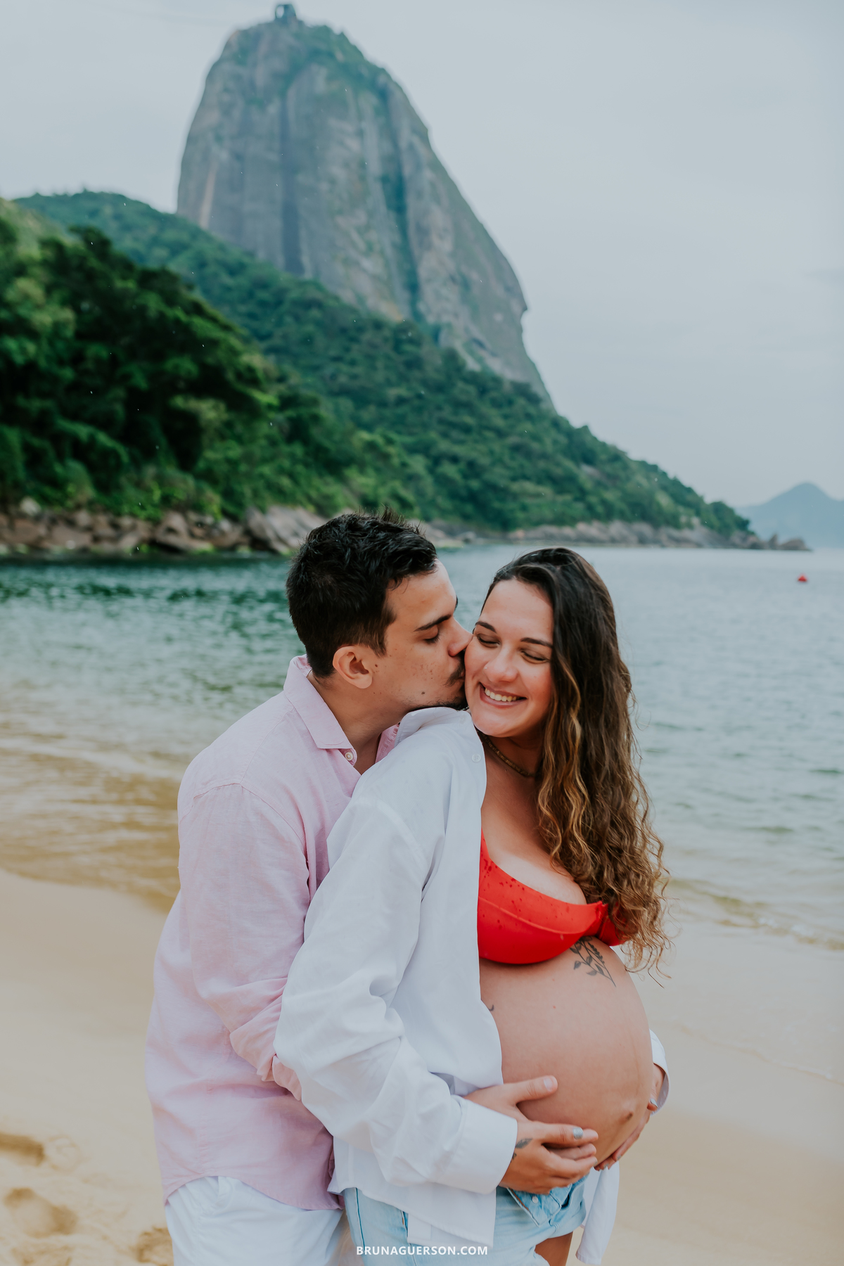 fotografia ensaio gestante externo rio de janeiro urca praia vermelha