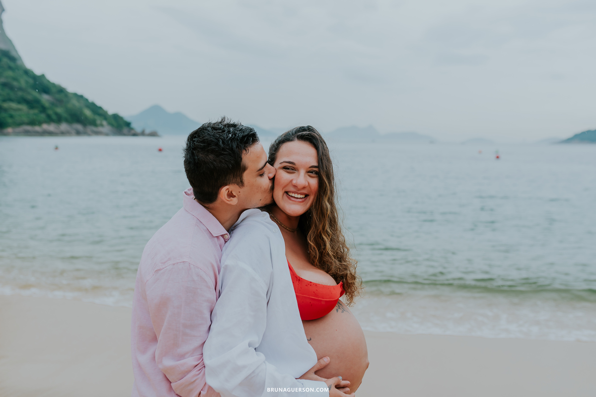 fotografia ensaio gestante externo rio de janeiro urca praia vermelha