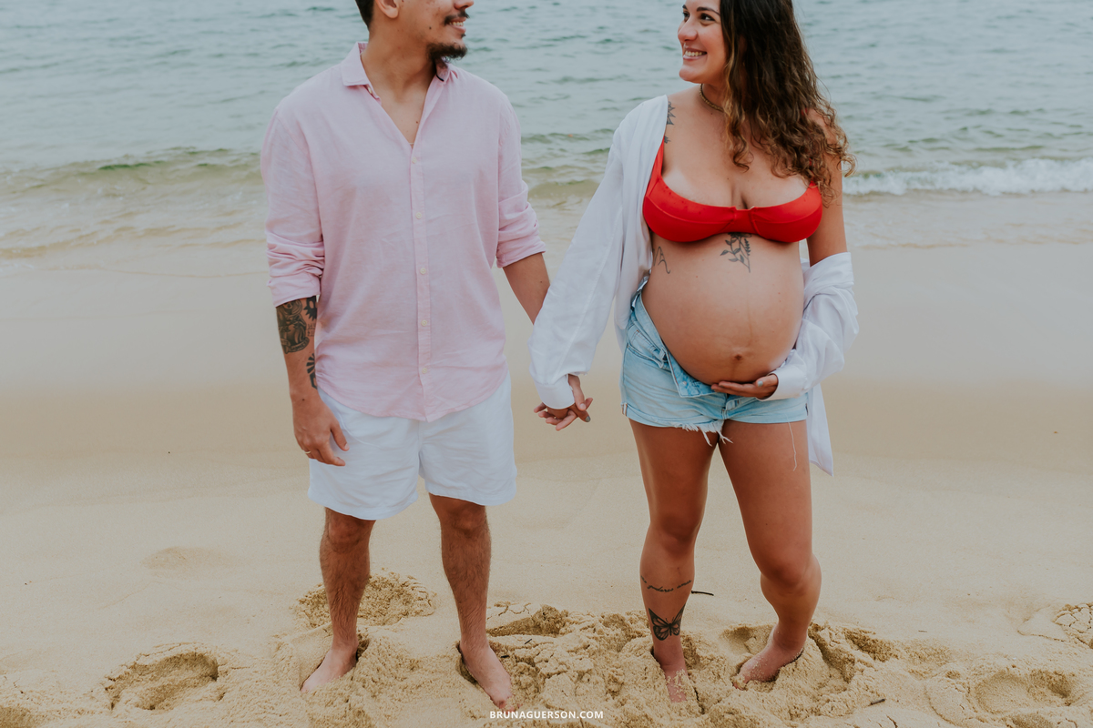 fotografia ensaio gestante externo rio de janeiro urca praia vermelha