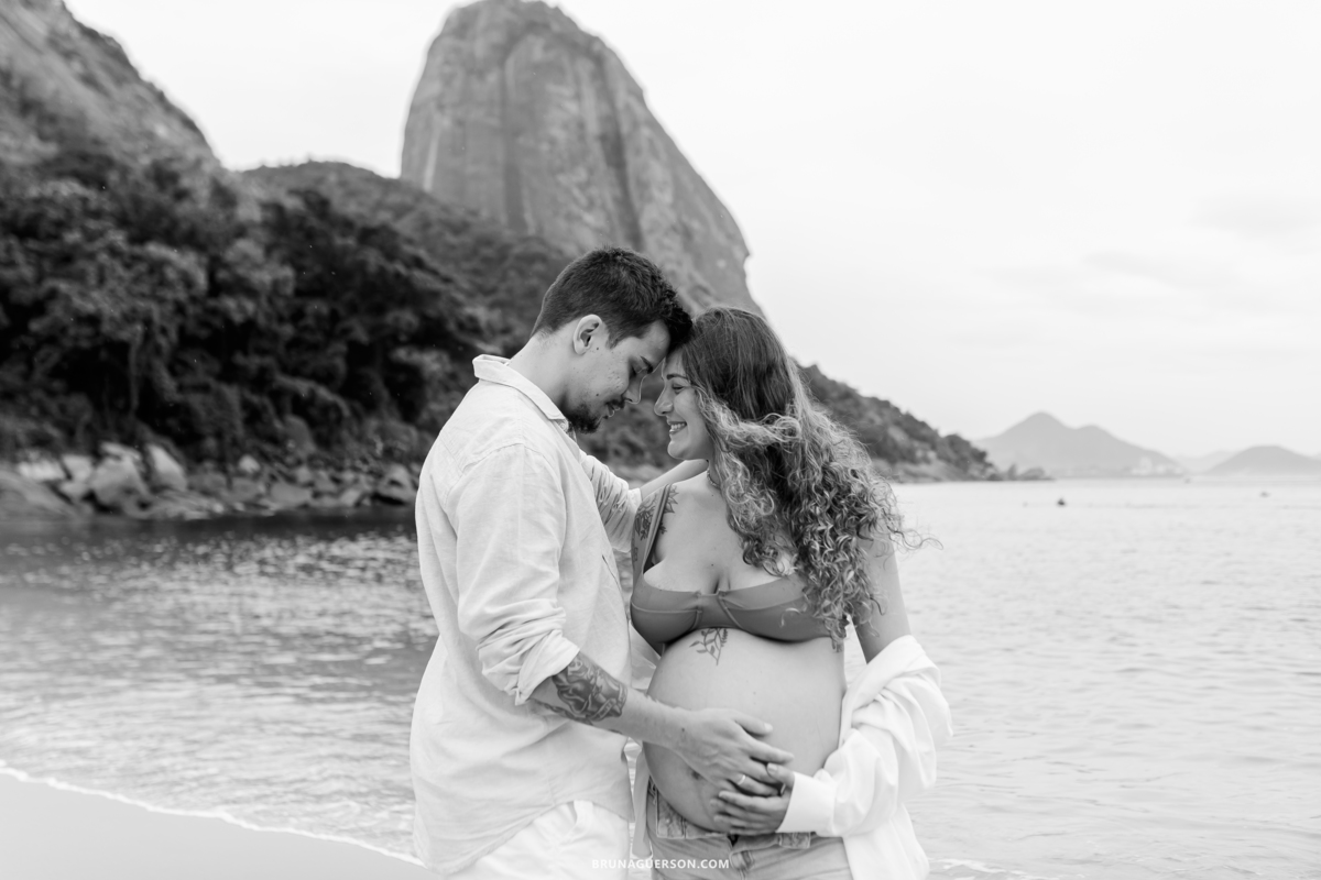 fotografia ensaio gestante externo rio de janeiro urca praia vermelha