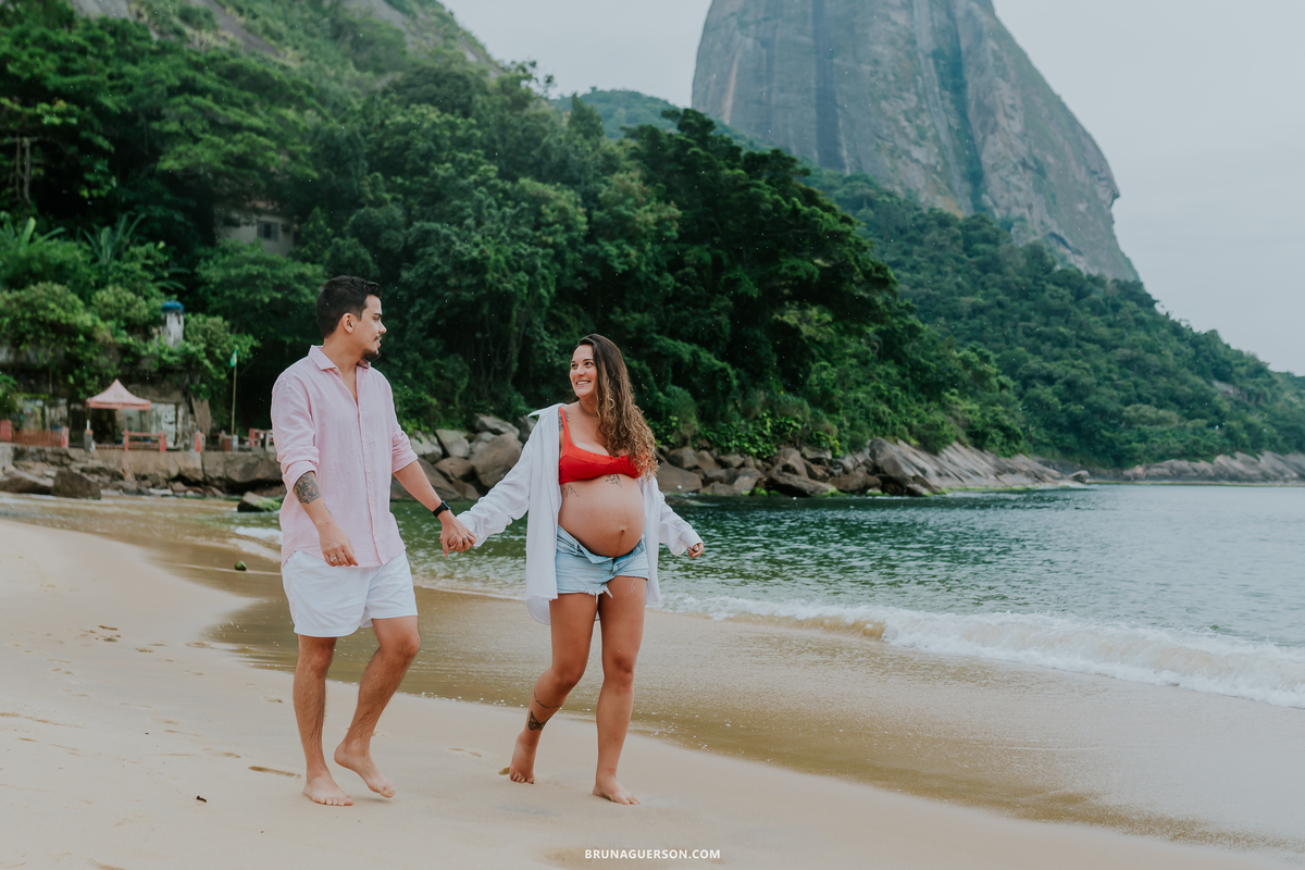 fotografia ensaio gestante externo rio de janeiro urca praia vermelha