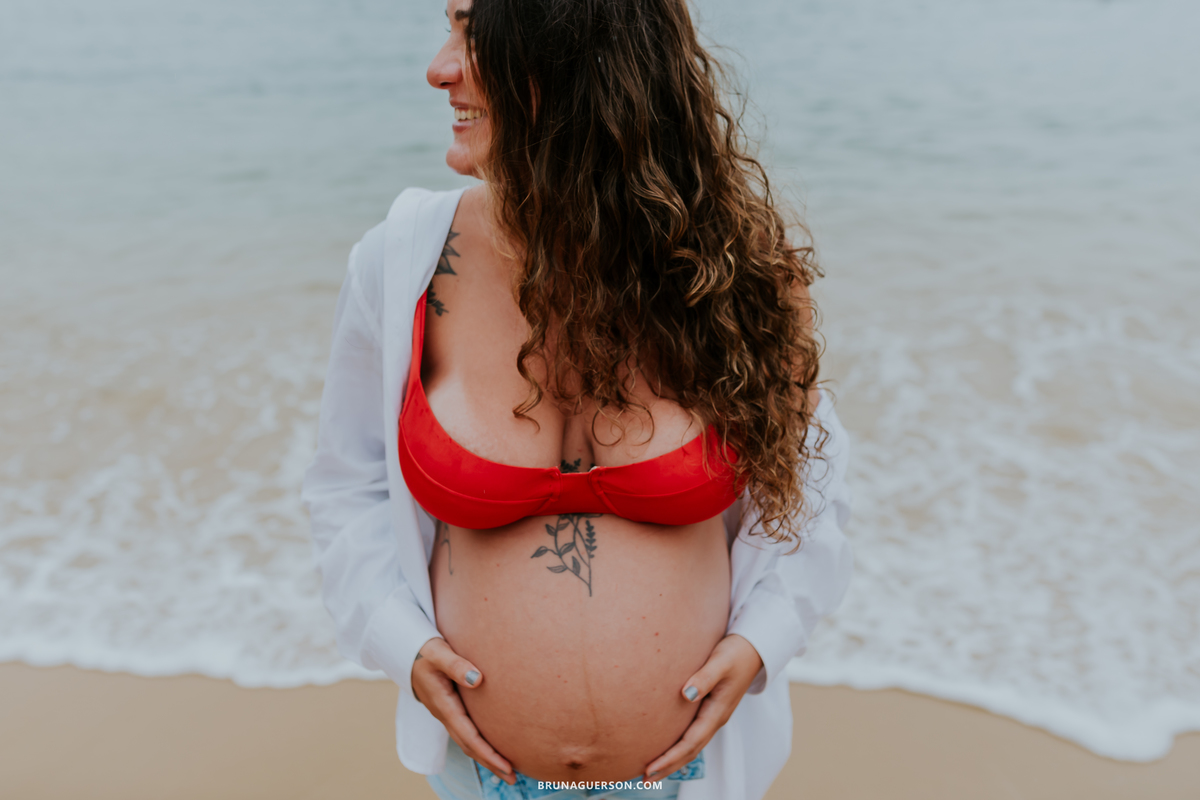 fotografia ensaio gestante externo rio de janeiro urca praia vermelha
