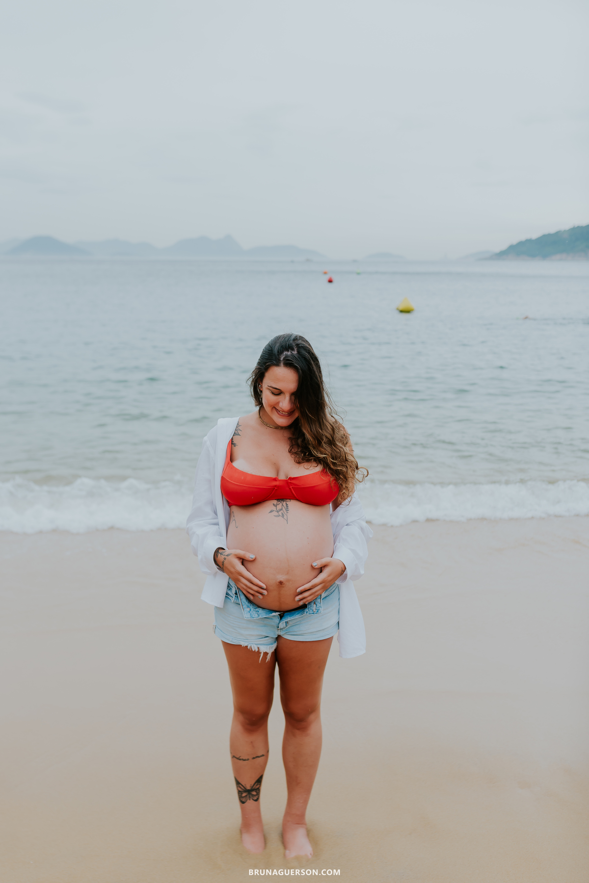 fotografia ensaio gestante externo rio de janeiro urca praia vermelha