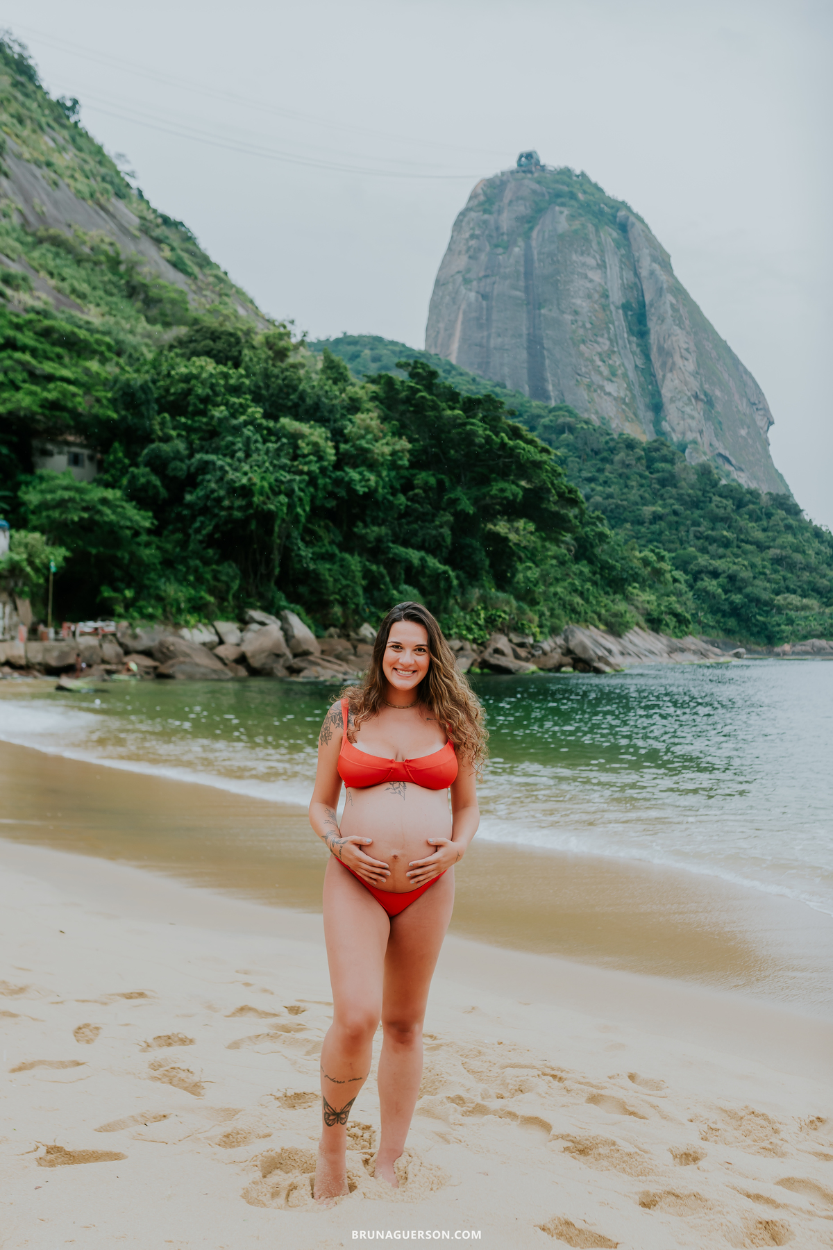fotografia ensaio gestante externo rio de janeiro urca praia vermelha