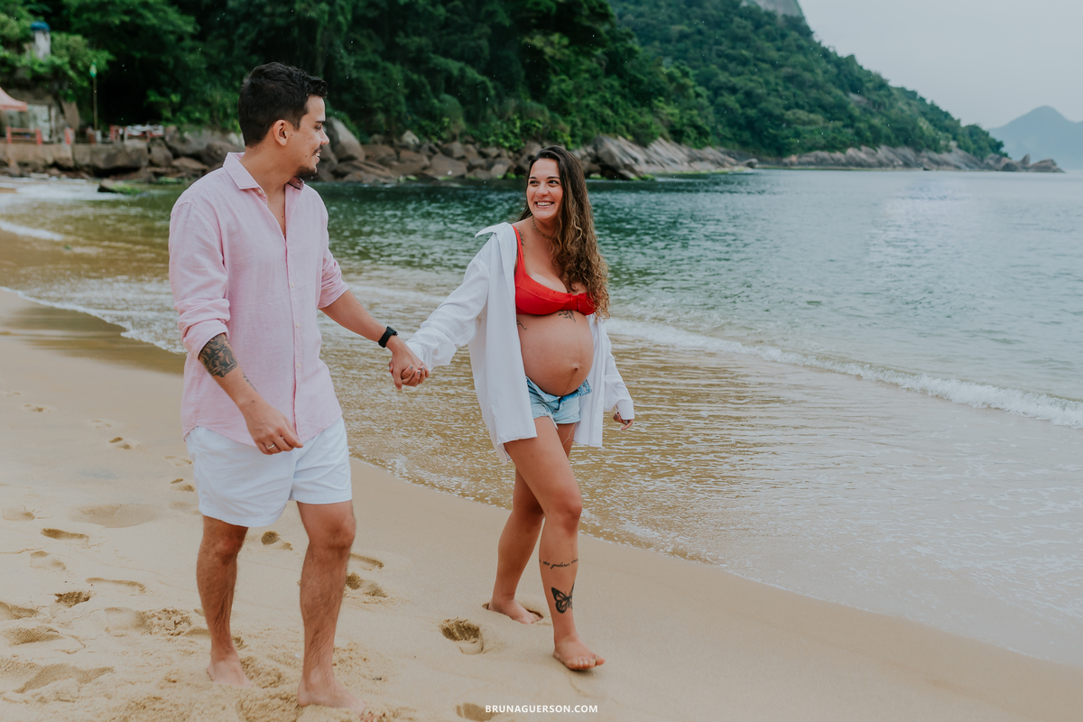 fotografia ensaio gestante externo rio de janeiro urca praia vermelha