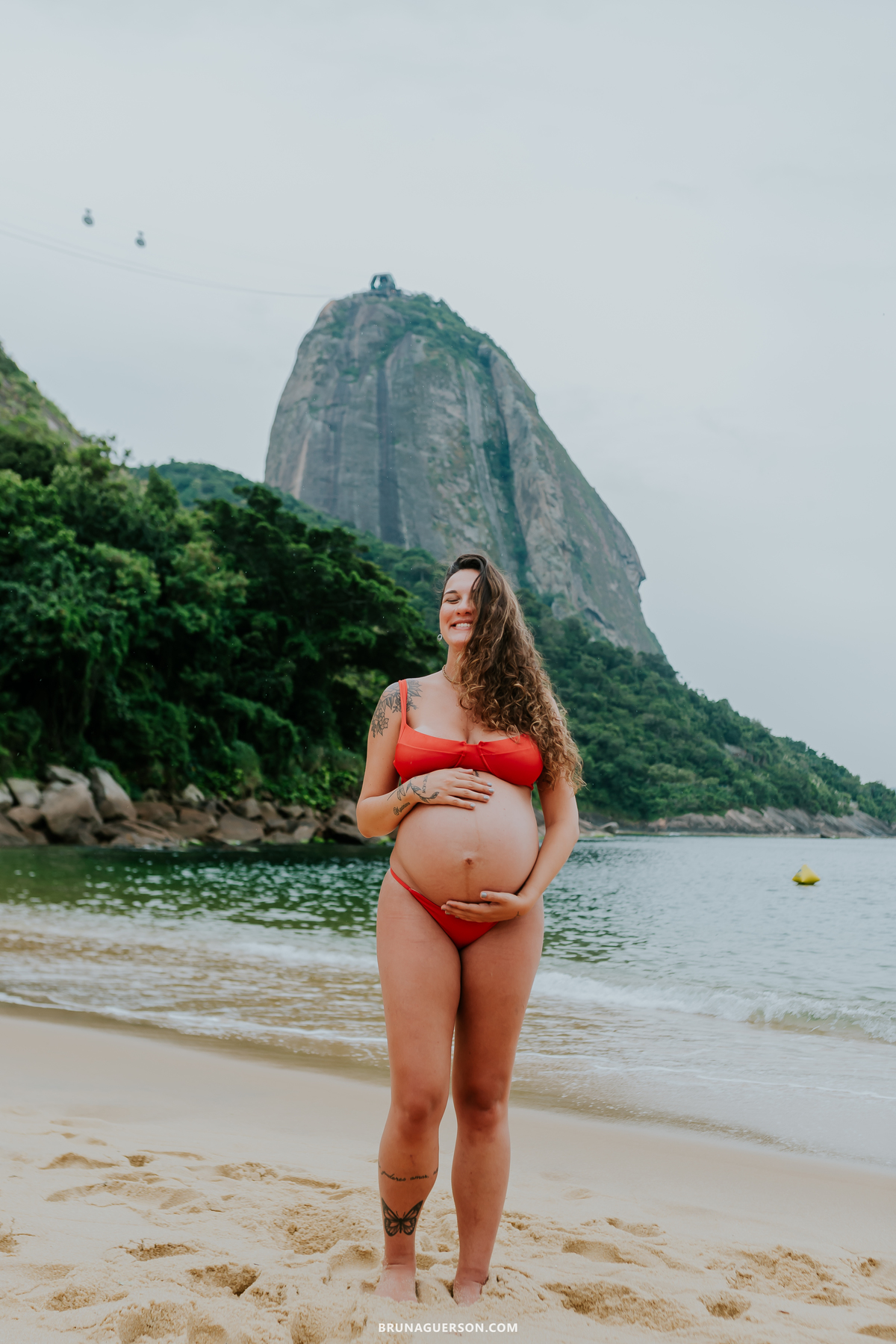 fotografia ensaio gestante externo rio de janeiro urca praia vermelha