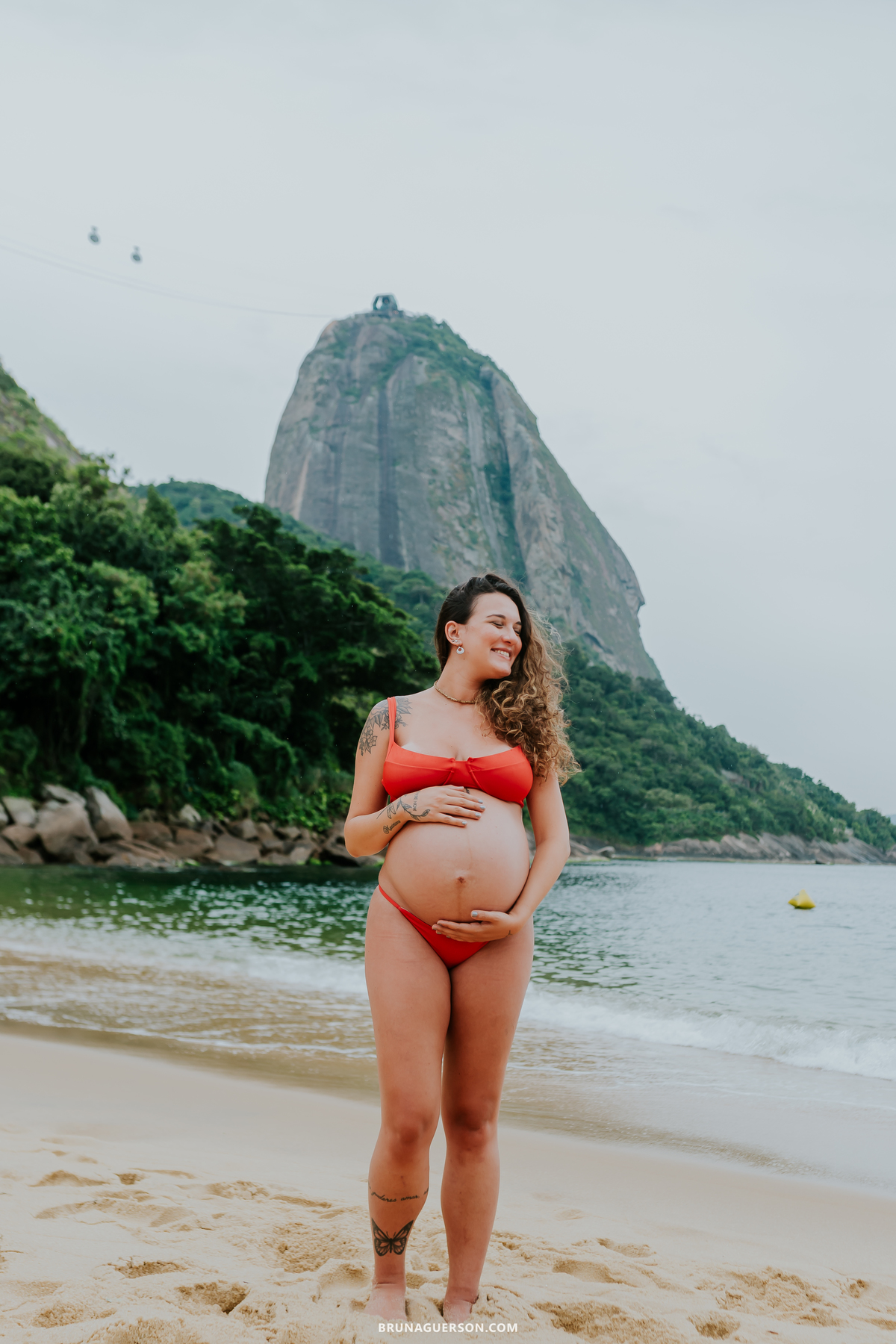 fotografia ensaio gestante externo rio de janeiro urca praia vermelha