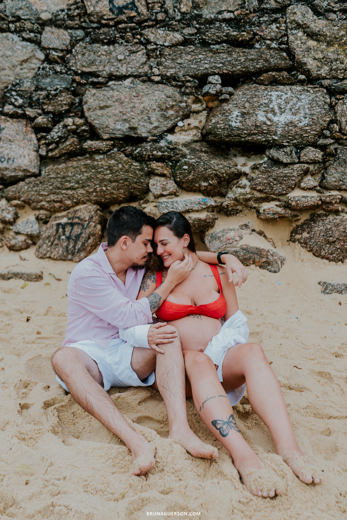 fotografia ensaio gestante externo rio de janeiro urca praia vermelha