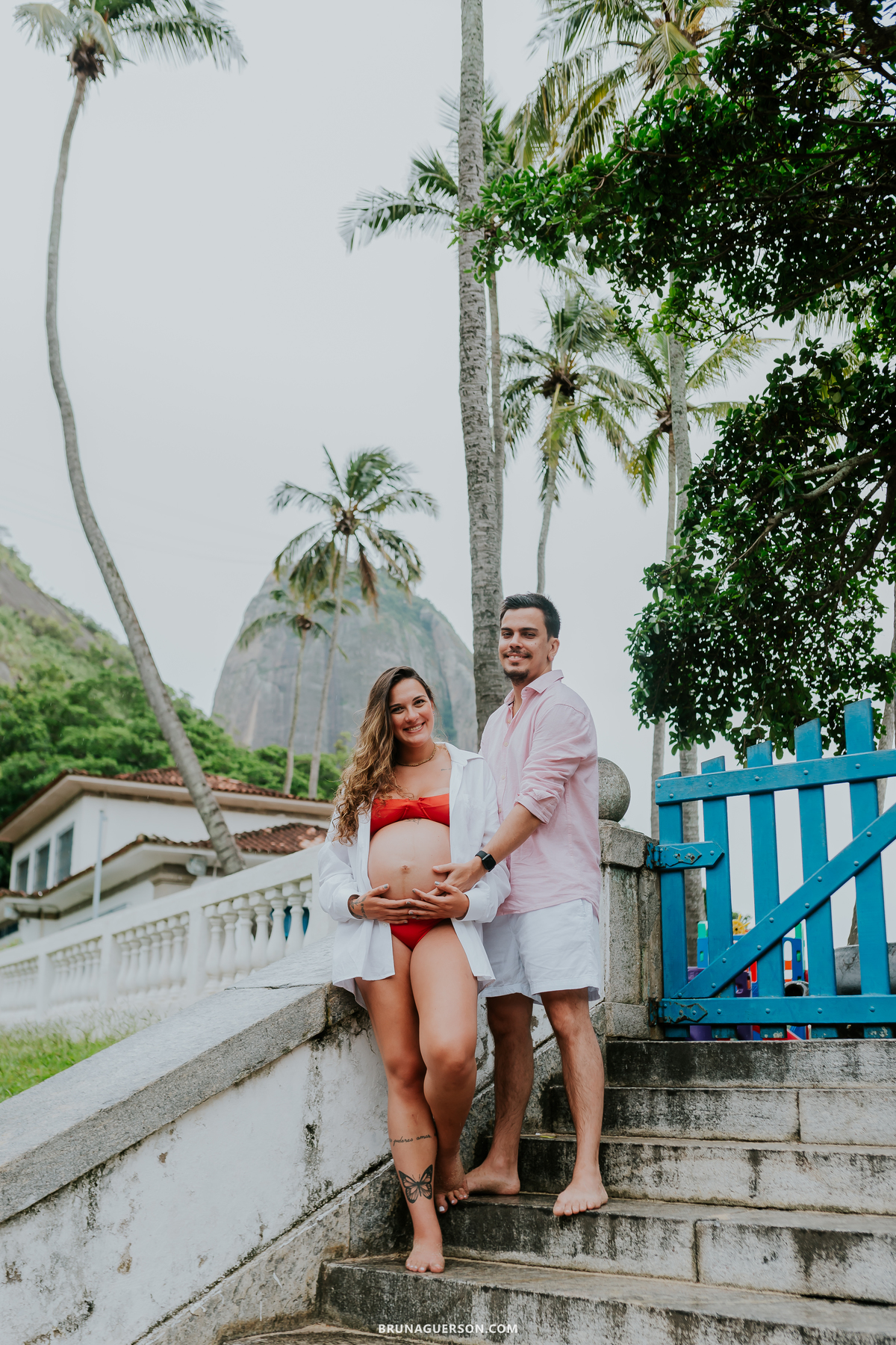 fotografia ensaio gestante externo rio de janeiro urca praia vermelha