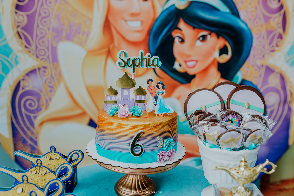 fotografia festa infantil tijuca rio de janeiro 6 anos Sophia Aladdin jasmine