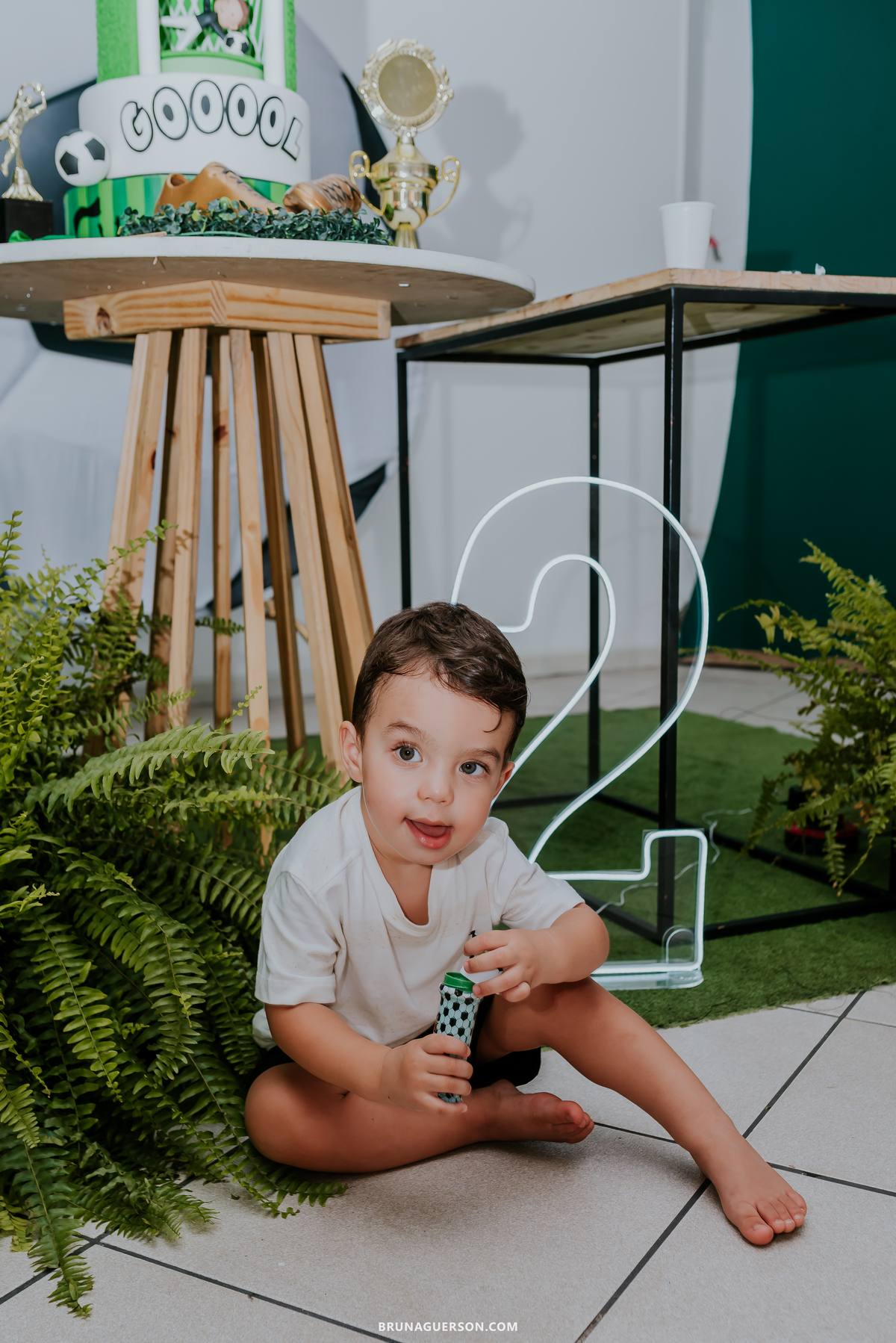fotografia festa infantil Jacarepaguá meu pe de jacaranda tema futebol Rio de Janeiro 