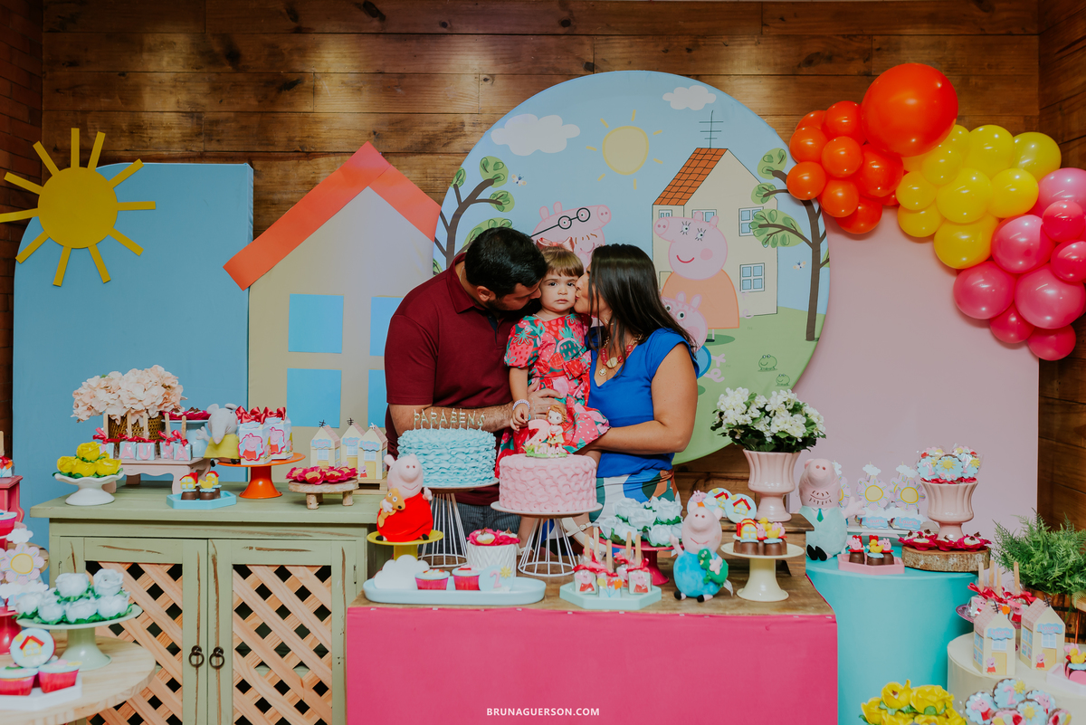 fotografia festa infantil casa de festas mundo da lua tijuca rio de janeiro peppa 2 anos Laura 