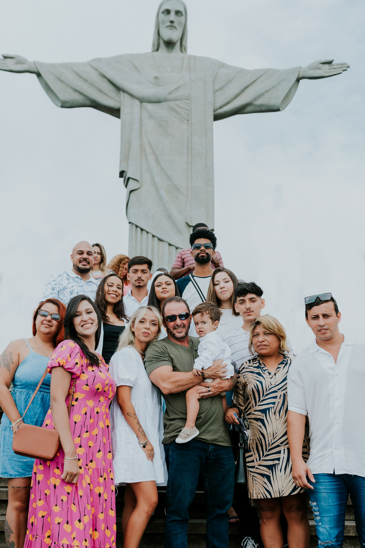 batizado Rio de Janeiro Cristo Redentor benjamin fotografia fotografa familia 