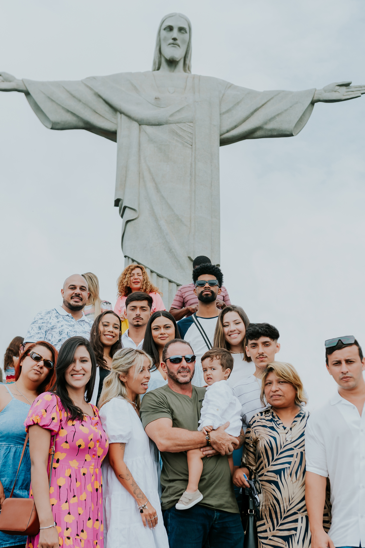 batizado Rio de Janeiro Cristo Redentor benjamin fotografia fotografa familia 