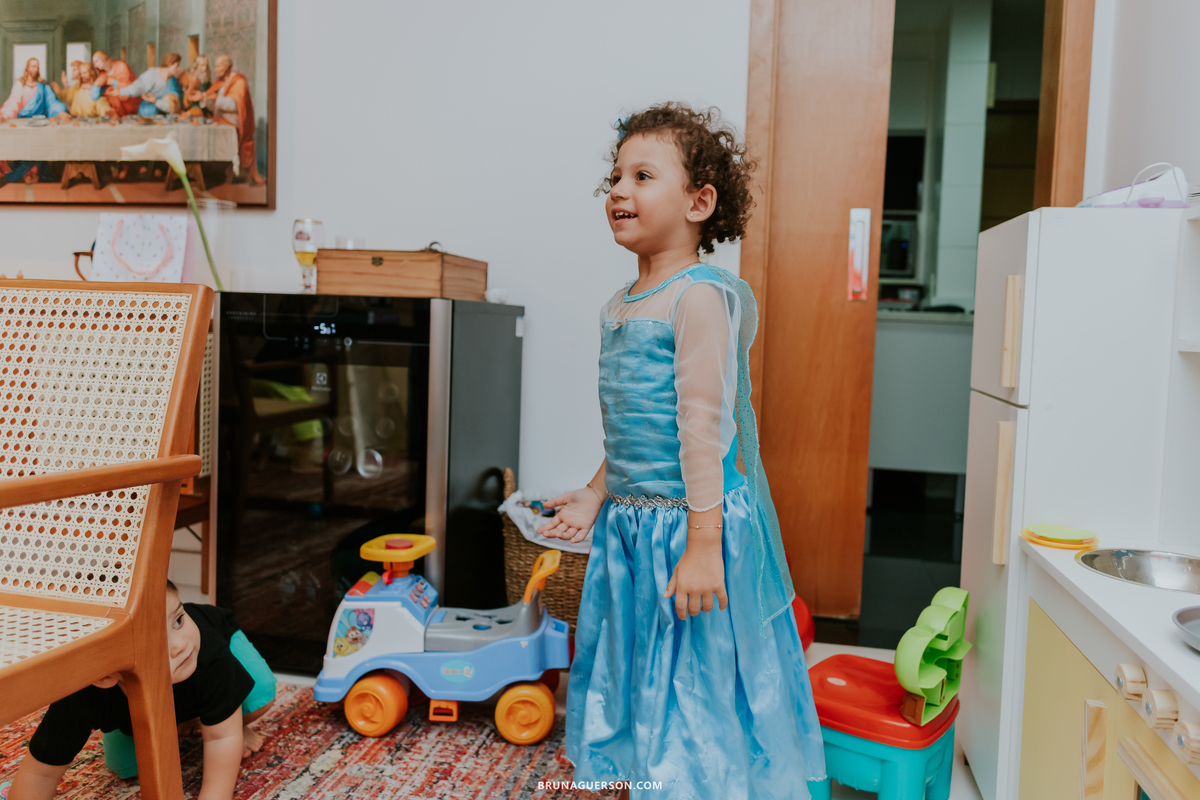 fotografia festa infantil tijuca Rio de Janeiro frozen thais 3 anos em casa
