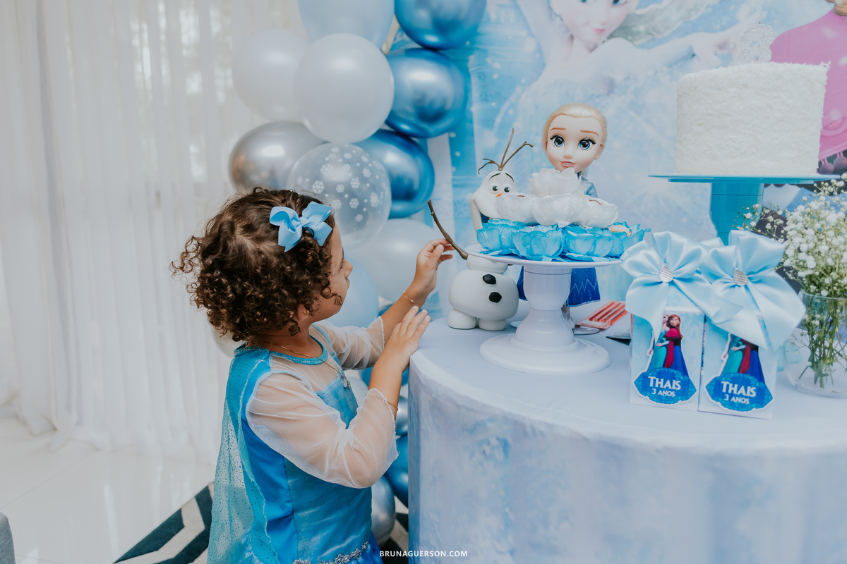 fotografia festa infantil tijuca Rio de Janeiro frozen thais 3 anos em casa