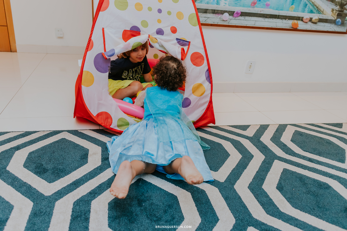fotografia festa infantil tijuca Rio de Janeiro frozen thais 3 anos em casa