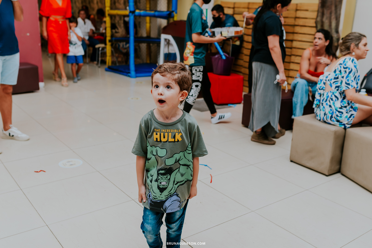 fotografia festa infantil casa de festas uni uni te Rio de Janeiro barra da tijuca lucas 5 anos hulk