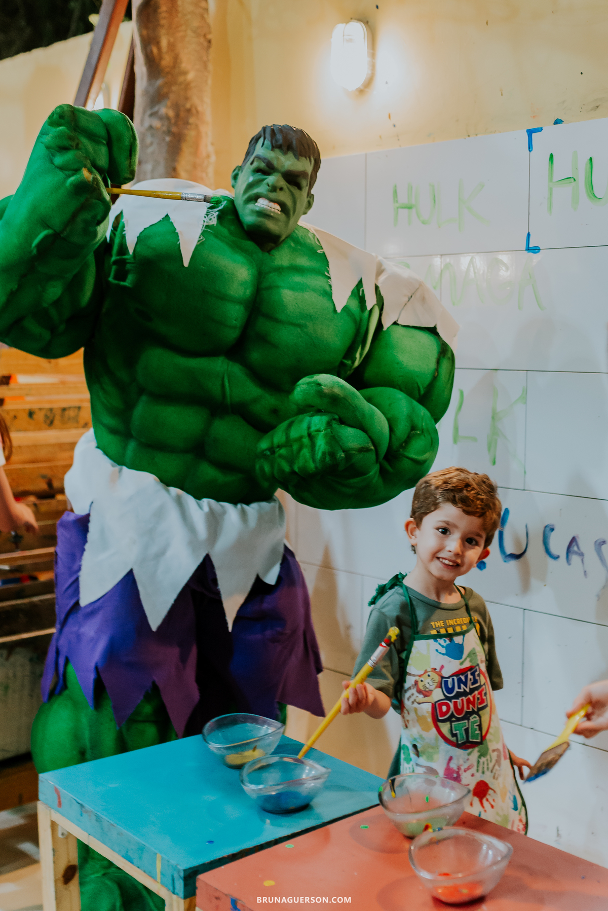fotografia festa infantil casa de festas uni uni te Rio de Janeiro barra da tijuca lucas 5 anos hulk