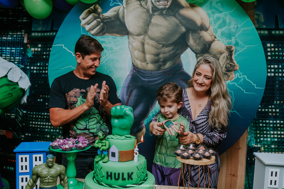 fotografia festa infantil casa de festas uni uni te Rio de Janeiro barra da tijuca lucas 5 anos hulk