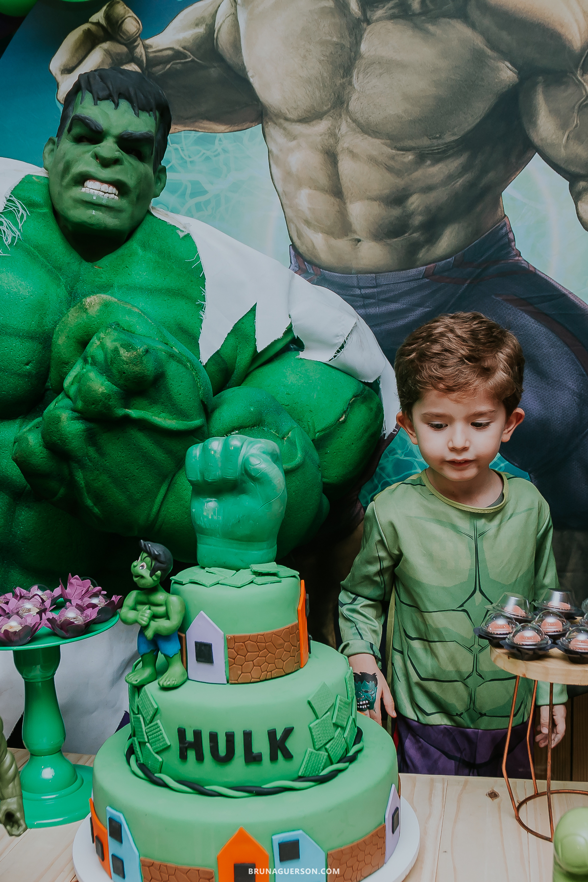 fotografia festa infantil casa de festas uni uni te Rio de Janeiro barra da tijuca lucas 5 anos hulk