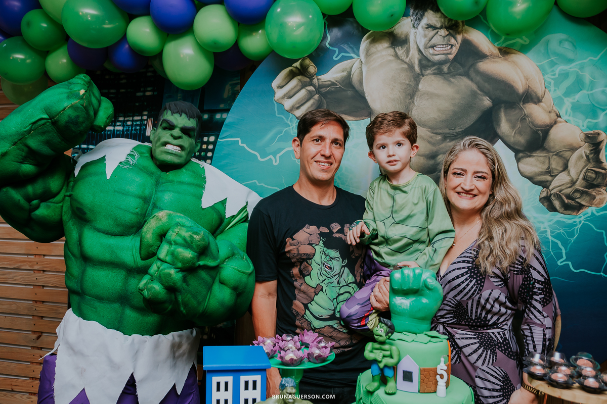 fotografia festa infantil casa de festas uni uni te Rio de Janeiro barra da tijuca lucas 5 anos hulk