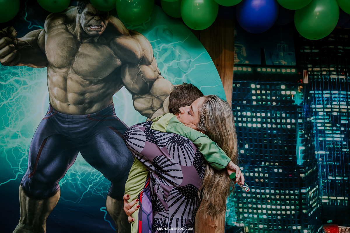 fotografia festa infantil casa de festas uni uni te Rio de Janeiro barra da tijuca lucas 5 anos hulk