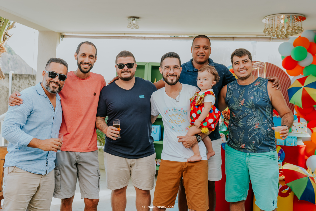 fotografia festa infantil bloquinho do Antonio 1 ano Jacarepaguá rio de janeiro 