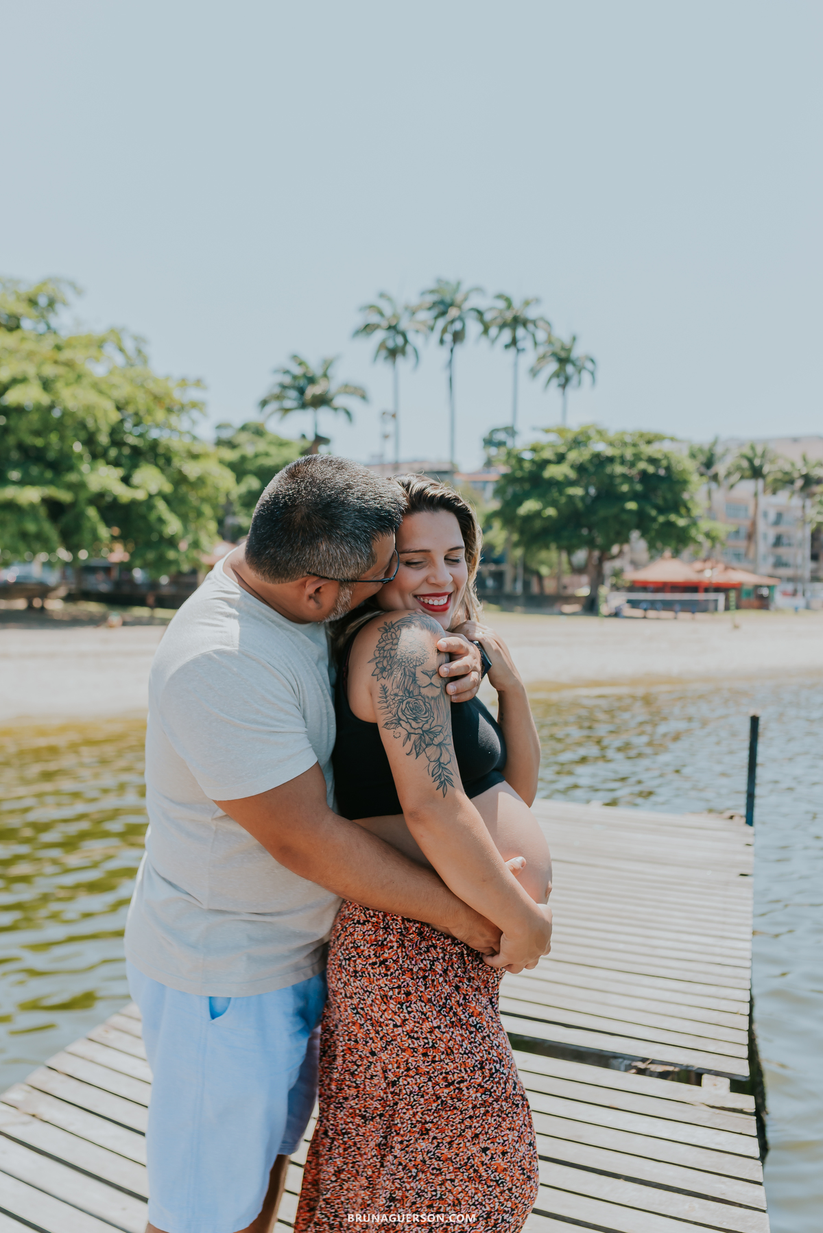 fotografia familia ensaio gestante externo Rio de Janeiro ilha do governador praia da bica Paulo Tadashi 