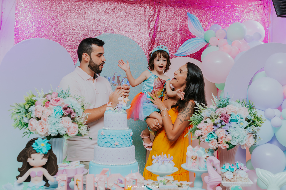 fotografia festa infantil 3 anos Luisa tema serie fundo do mar tijuca Rio de Janeiro fotografa familia